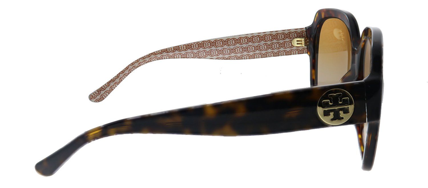 Tory Burch TY 7140 181213 Square Plastic Havana Sunglasses with Brown Gradient Lens sold by Gaffos product image thumbnail 3