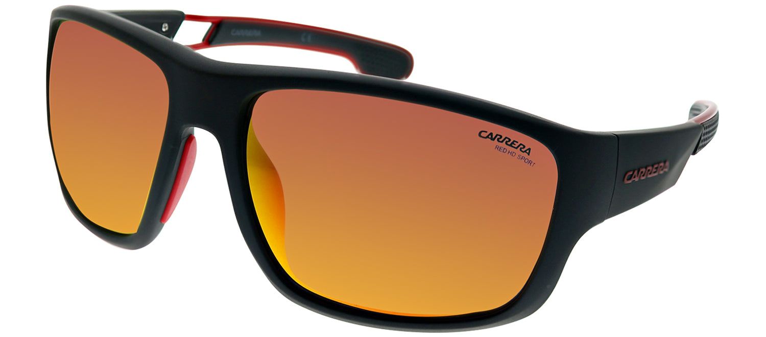 Carrera CA Carrera4006 003 BJ Rectangle Plastic Black Sunglasses with Black Brown Mirror Lens sold by Gaffos product image thumbnail 2