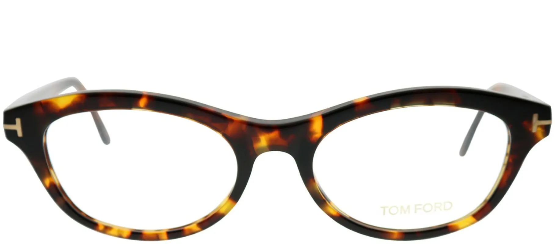 Tom Ford FT 5423 052 Cat-Eye Plastic Tortoise/ Havana Eyeglasses with Demo Lens sold by Gaffos