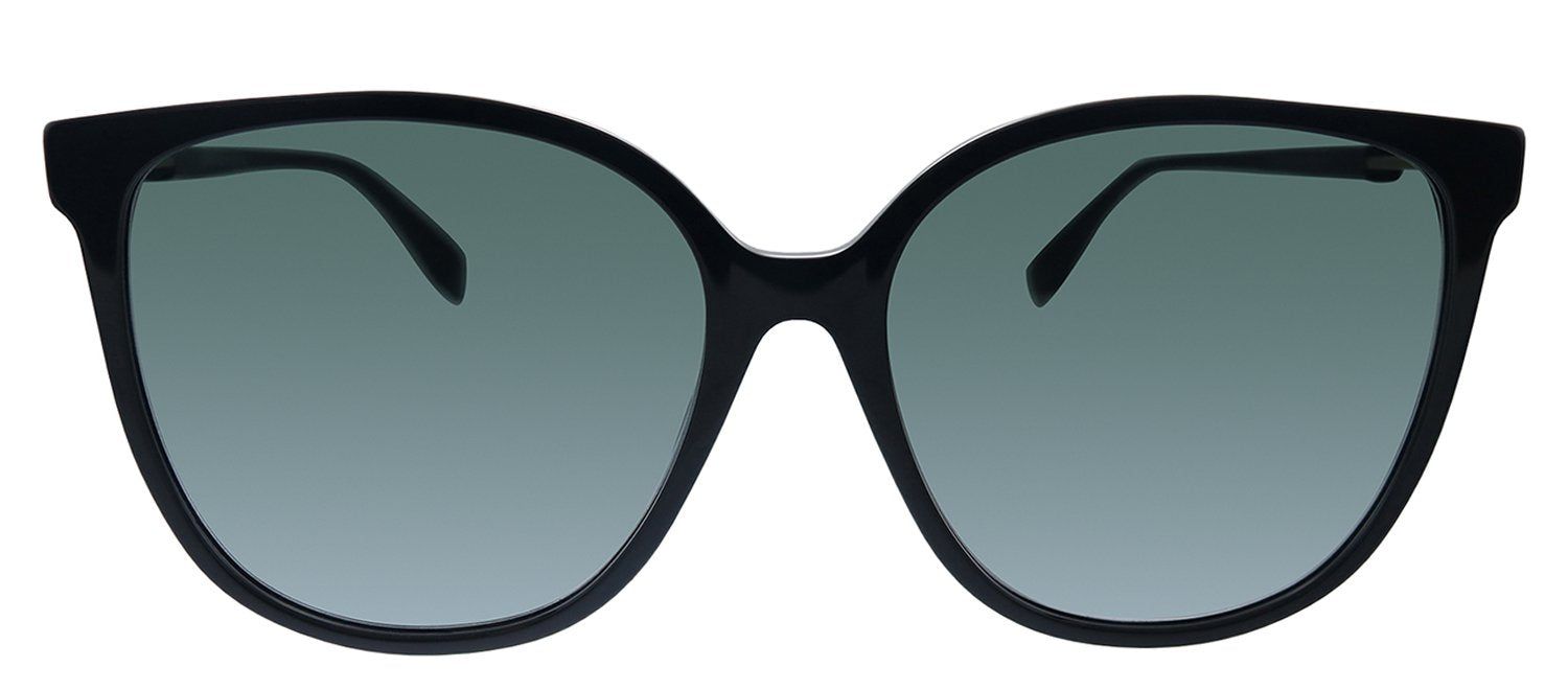 Fendi FF 374/S 807 Round Plastic Black Sunglasses with Grey Polarized Lens sold by Gaffos