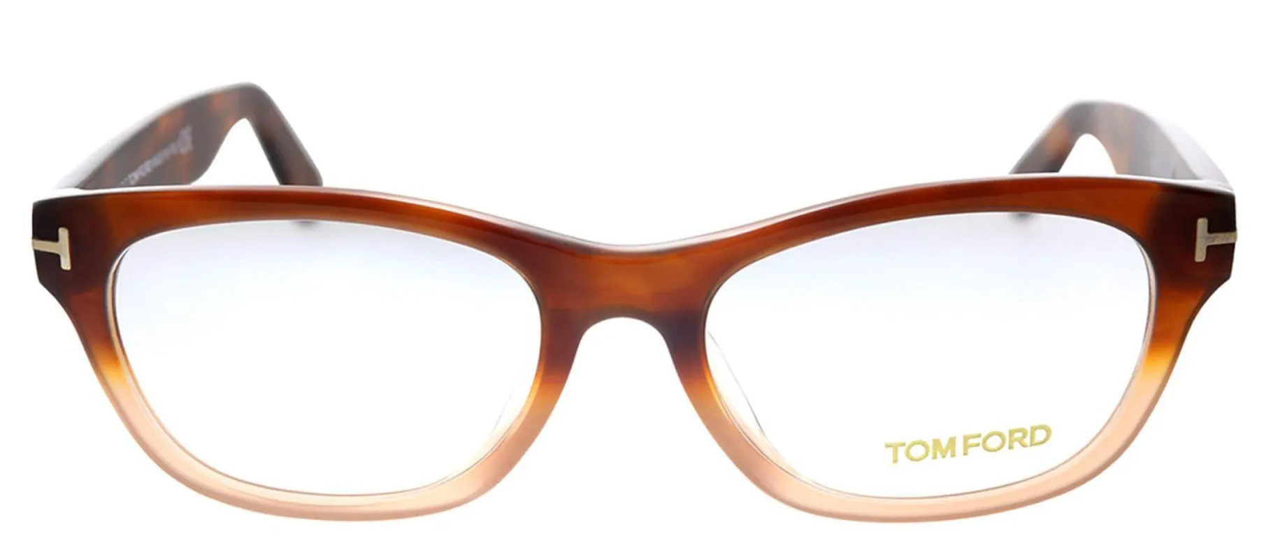 Tom Ford TF 5425F 56A Rectangle Plastic Havana Eyeglasses with Demo Lens sold by Gaffos