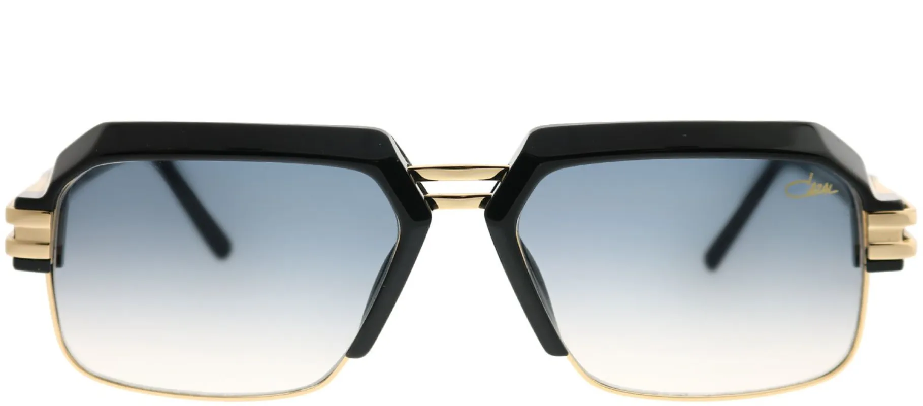 Cazal Cazal 6020 001SG Square Plastic Black Sunglasses with Grey Gradient Lens sold by Gaffos