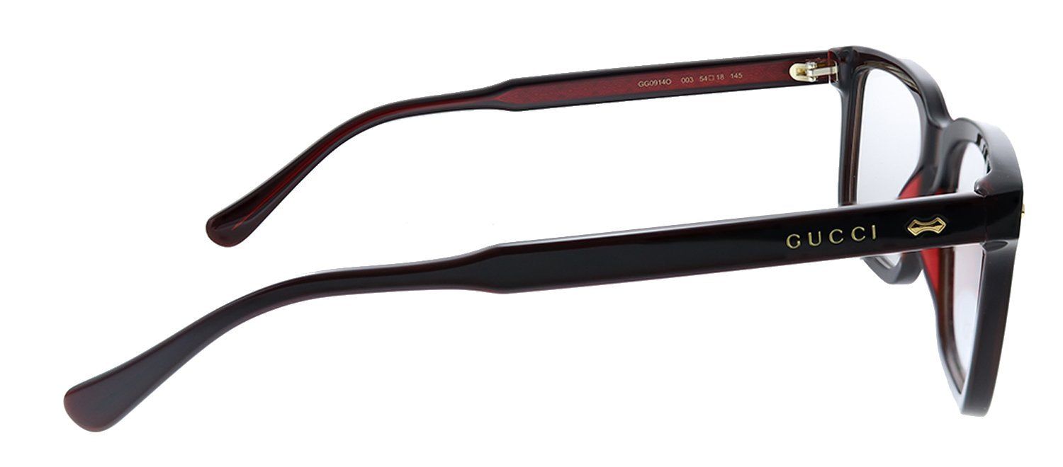Gucci GG 0914O 003 Rectangle Acetate Brown Eyeglasses with Demo Lens sold by Gaffos product image thumbnail 3