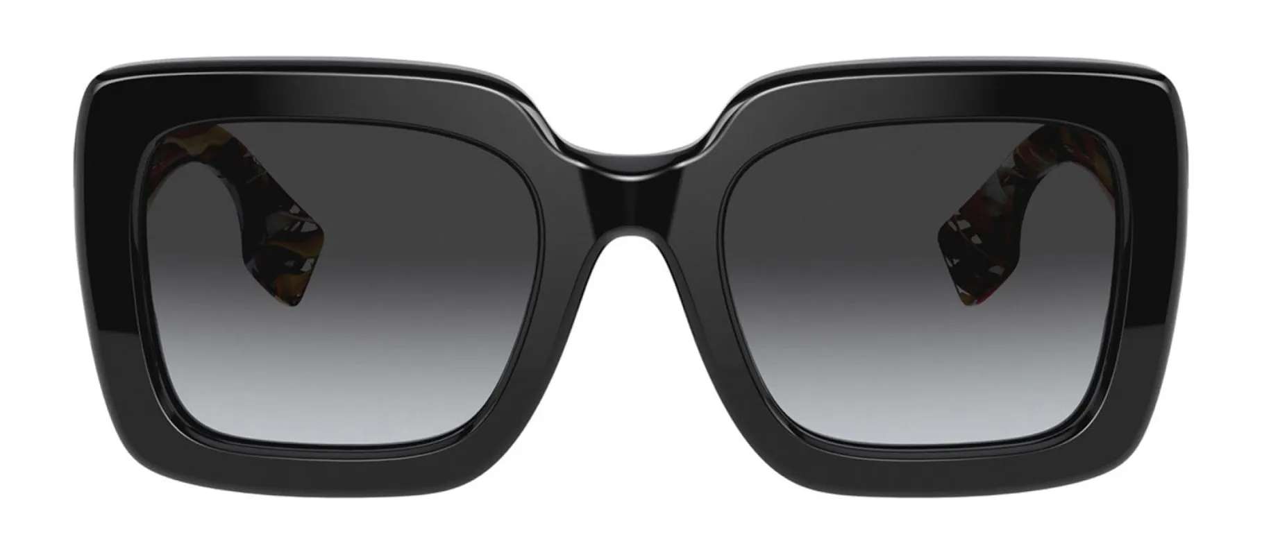 Burberry BE 4284 3803T3 Square Plastic Black Sunglasses with Grey Gradient Polarized Lens sold by Gaffos