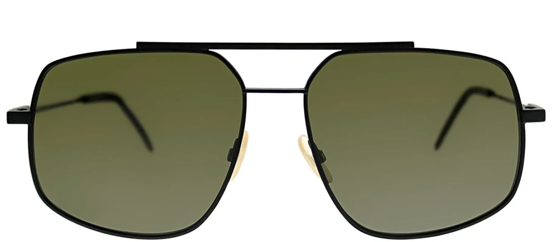 Fendi FF M0007 003 70 Aviator Metal Black Sunglasses with Brown Lens sold by Gaffos
