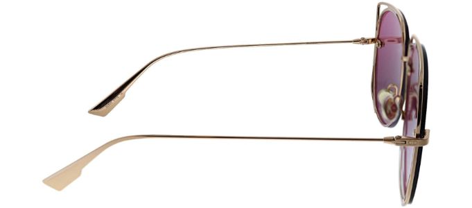 Dior CD Stellaire6 DDB Pilot Metal Gold Sunglasses with Pink Lens sold by Gaffos