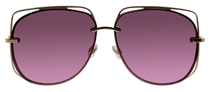 Dior CD Stellaire6 DDB Pilot Metal Gold Sunglasses with Pink Lens sold by Gaffos