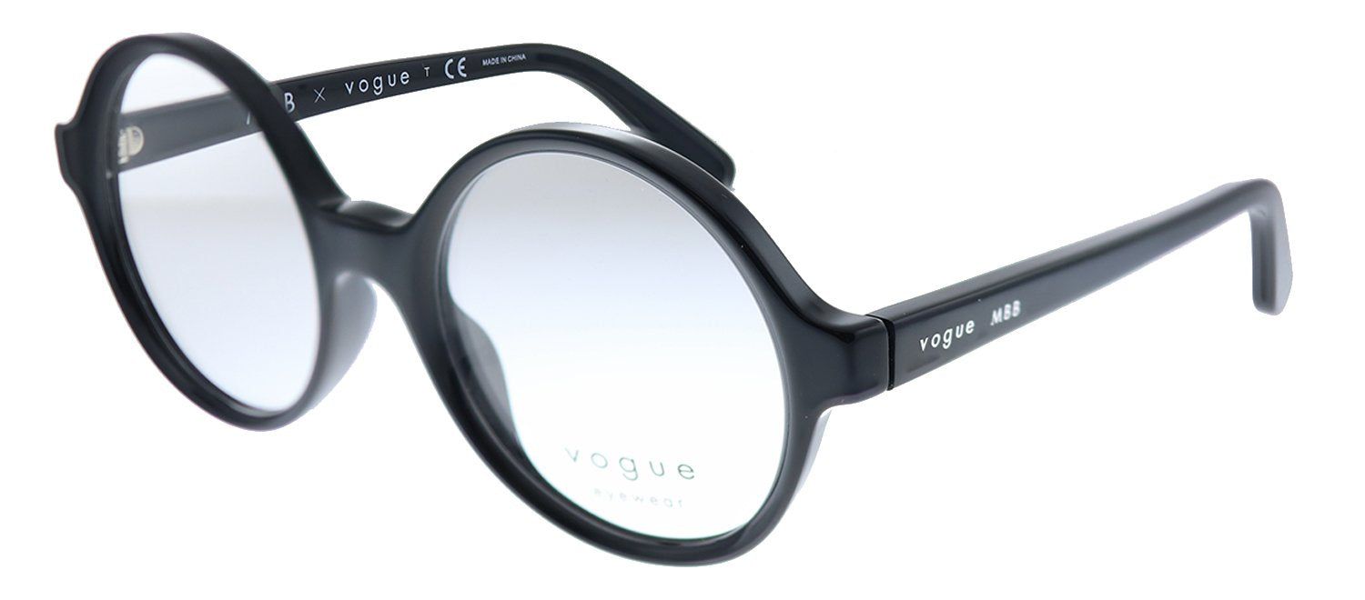 Vogue Eyewear VO 5395 W44 Round Plastic Black Eyeglasses with Demo Lens sold by Gaffos product image thumbnail 2