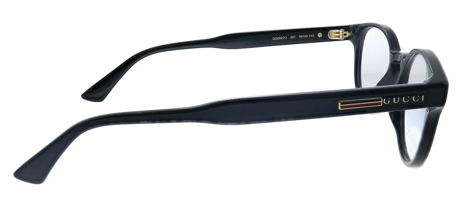 Gucci GG 0827O 001 Round Acetate Black Eyeglasses with Demo Lens sold by Gaffos product image thumbnail 3
