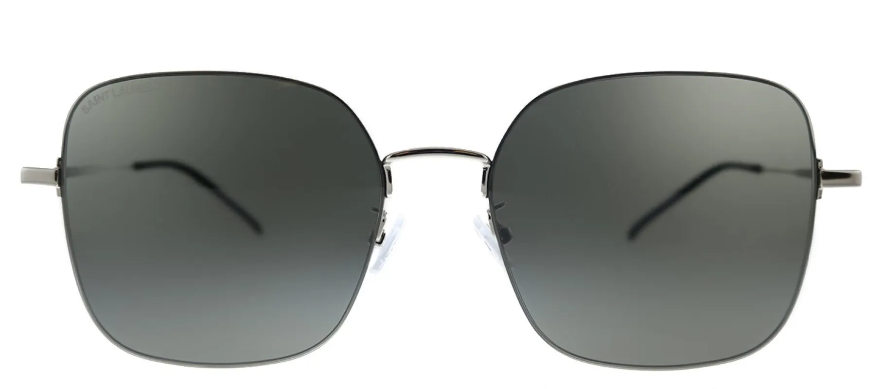 Saint Laurent WIRE SL 410 004 Square Metal Silver Sunglasses with Grey Lens sold by Gaffos