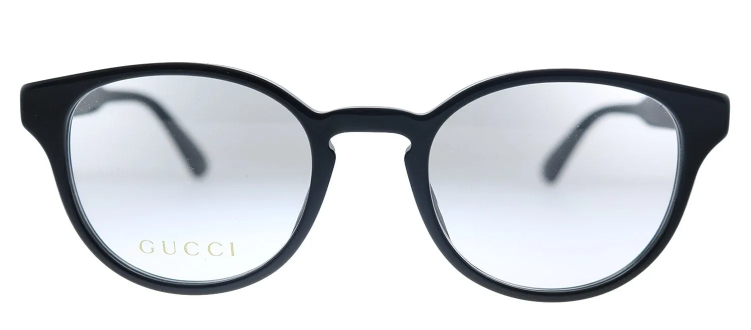 Gucci GG 0827O 001 Round Acetate Black Eyeglasses with Demo Lens sold by Gaffos