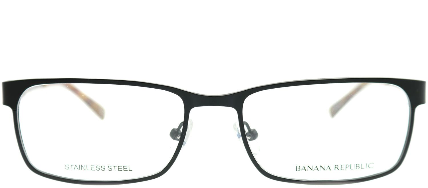 Banana Republic BP Carlyle 003 Rectangle Metal Black Eyeglasses with Demo Lens sold by Gaffos