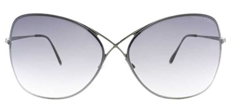 Tom Ford Collete TF 250 08C Fashion Metal Black Sunglasses with Grey Gradient Lens sold by Gaffos