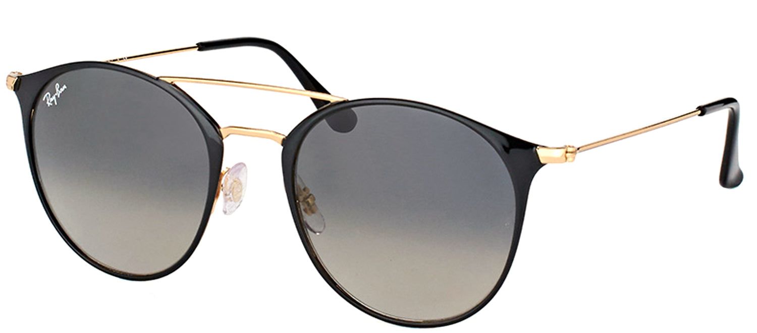 Ray-Ban RB 3546 187/71 Round Metal Black Sunglasses with Grey Gradient Lens sold by Gaffos product image thumbnail 2