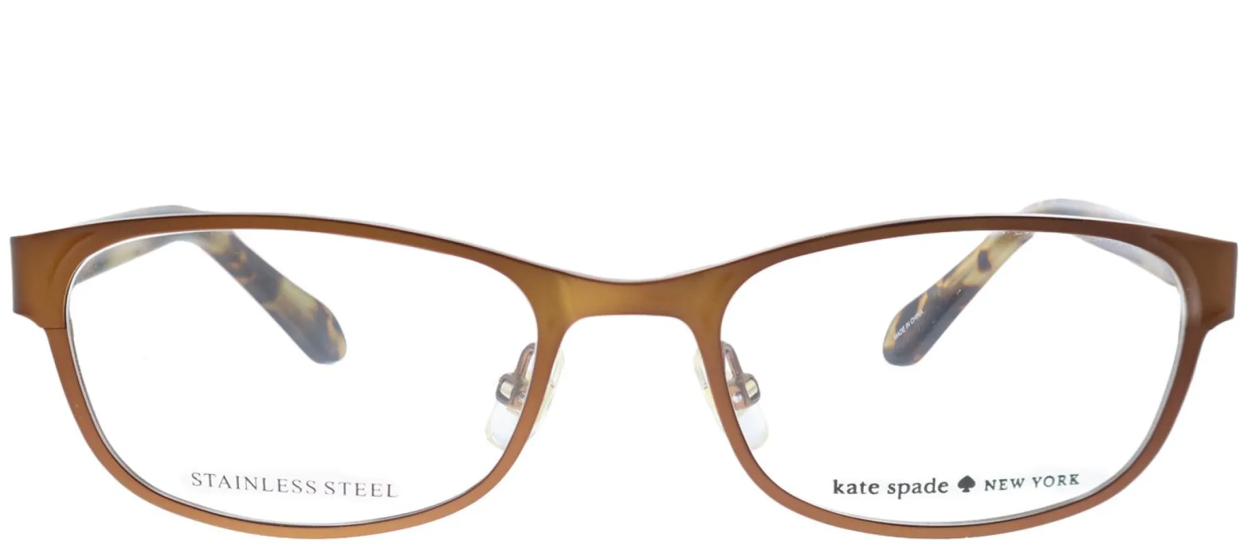Kate Spade KS Jayla FWA Rectangle Metal Brown Eyeglasses with Demo Lens sold by Gaffos