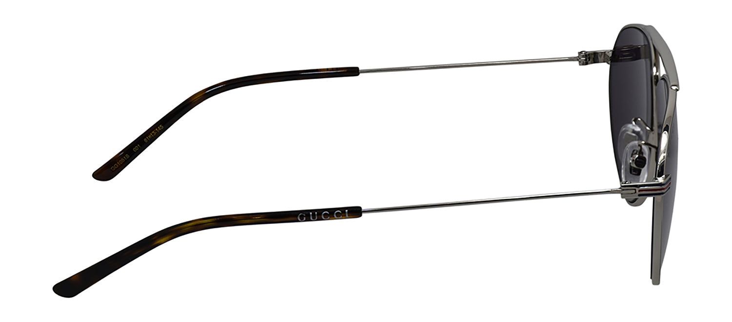 Gucci GG 1051S 001 Pilot Metal Silver Sunglasses with Grey Lens sold by Gaffos product image thumbnail 3