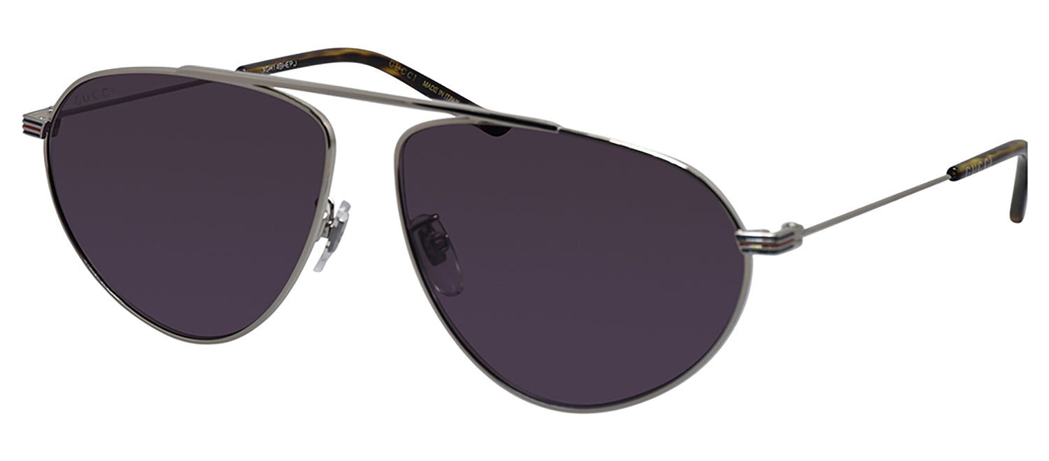 Gucci GG 1051S 001 Pilot Metal Silver Sunglasses with Grey Lens sold by Gaffos product image thumbnail 2