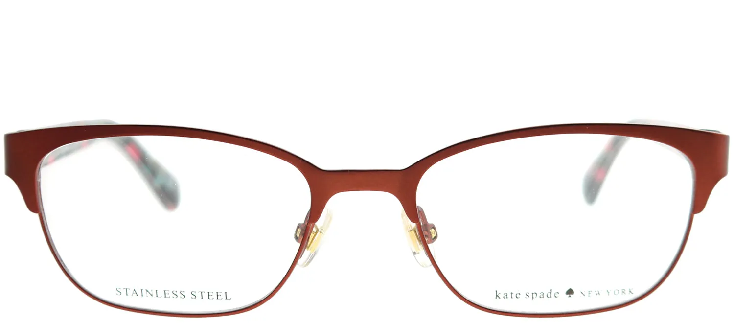 Kate Spade KS Diandra YDC Rectangle Metal Tortoise/ Havana Eyeglasses with Demo Lens sold by Gaffos