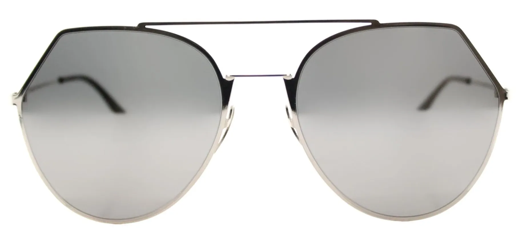 Fendi FF 0194 3YG Aviator Metal Gold Sunglasses with Silver Mirror Lens sold by Gaffos