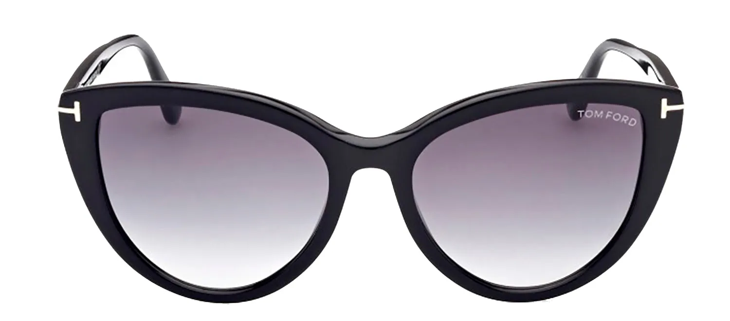 Tom Ford Isabella-02 TF 915 01B Cat-Eye Plastic Black