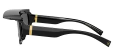 Dolce & Gabbana DG 6177 501/87 Rectangle Plastic Black Sunglasses with Grey Lens sold by Gaffos
