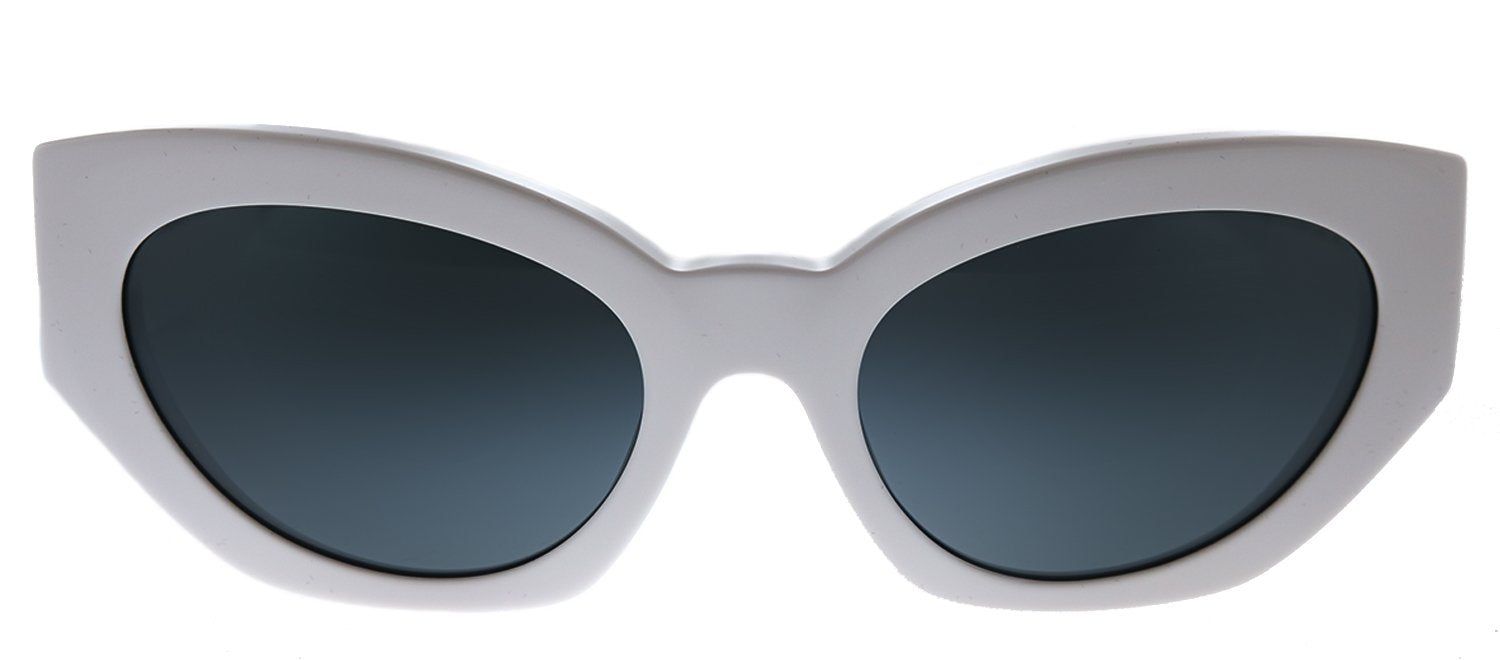 Versace VE 4376B 401/87 Oval Plastic White Sunglasses with Grey Lens sold by Gaffos