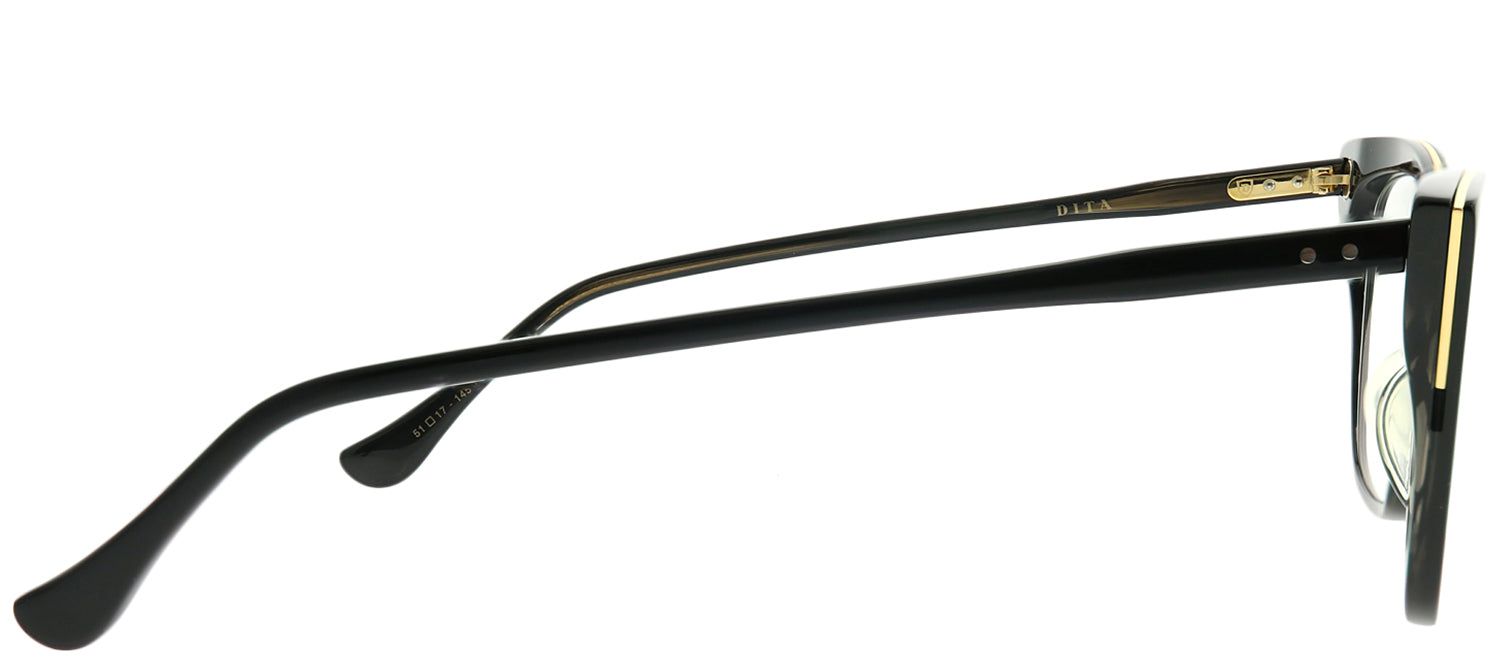 Dita Rebella DT DRX-3031-A-BLK-GLD Cat-Eye Plastic Black Eyeglasses with Demo Lens sold by Gaffos product image thumbnail 3