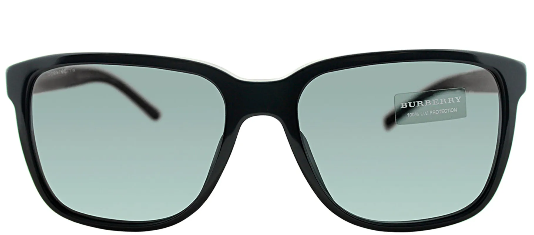 Burberry BE 4181 300187 Rectangle Plastic Black Sunglasses with Grey Lens sold by Gaffos