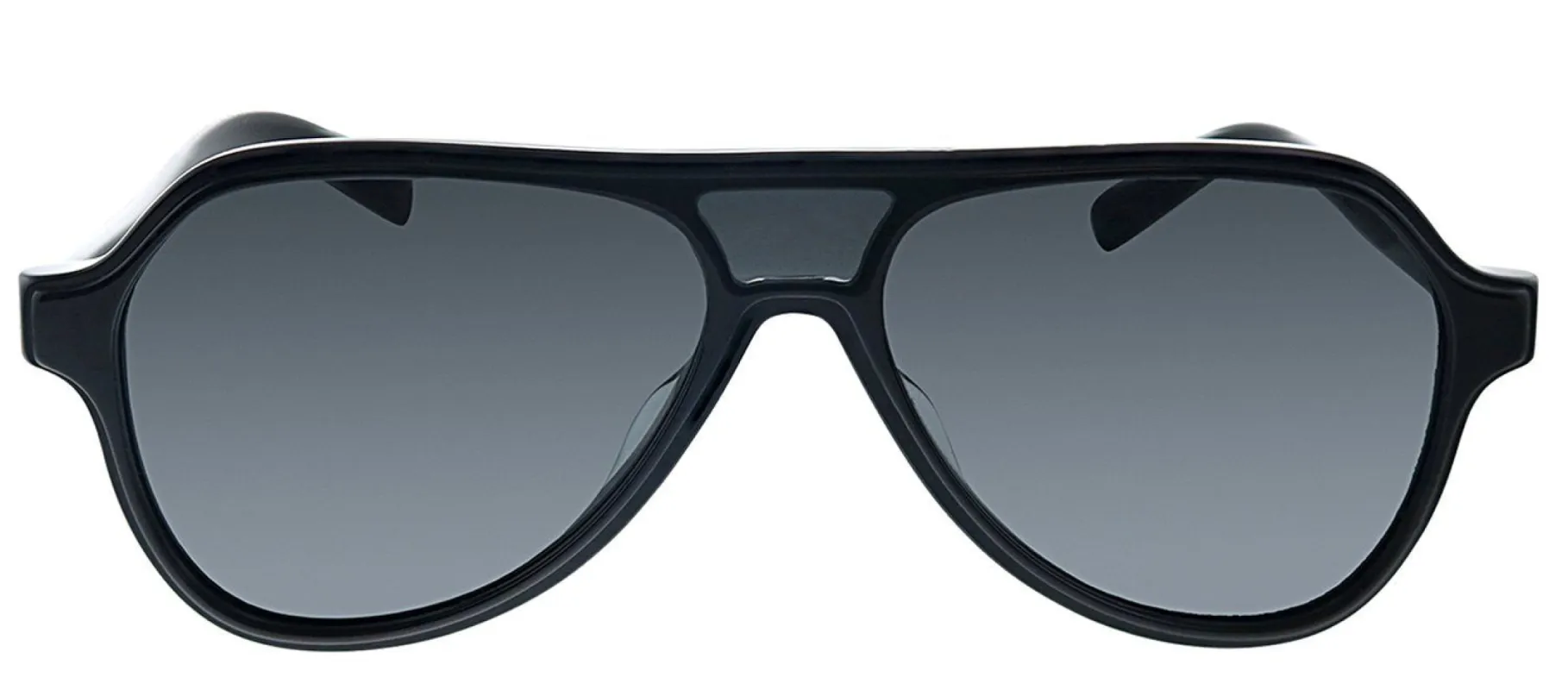 Dolce & Gabbana DG 4355F 501/87 Pilot Plastic Black Sunglasses with Grey Lens sold by Gaffos