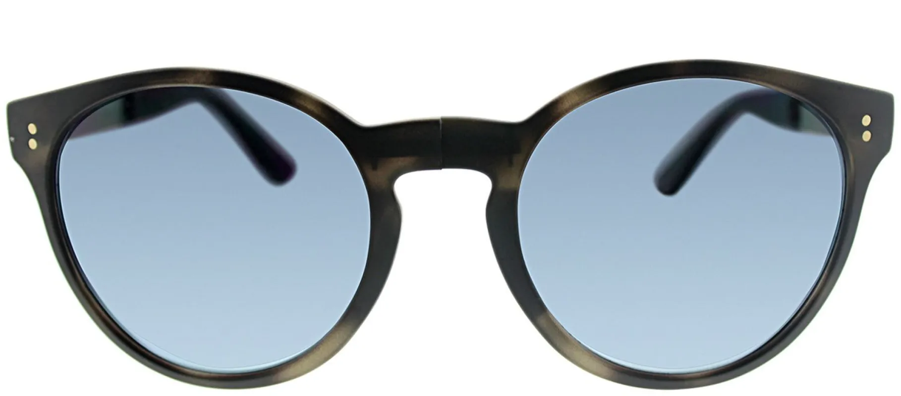 Burberry BE 4221 3596K4 55 Round Plastic Tortoise/ Havana Sunglasses with Blue Polarized Lens sold by Gaffos