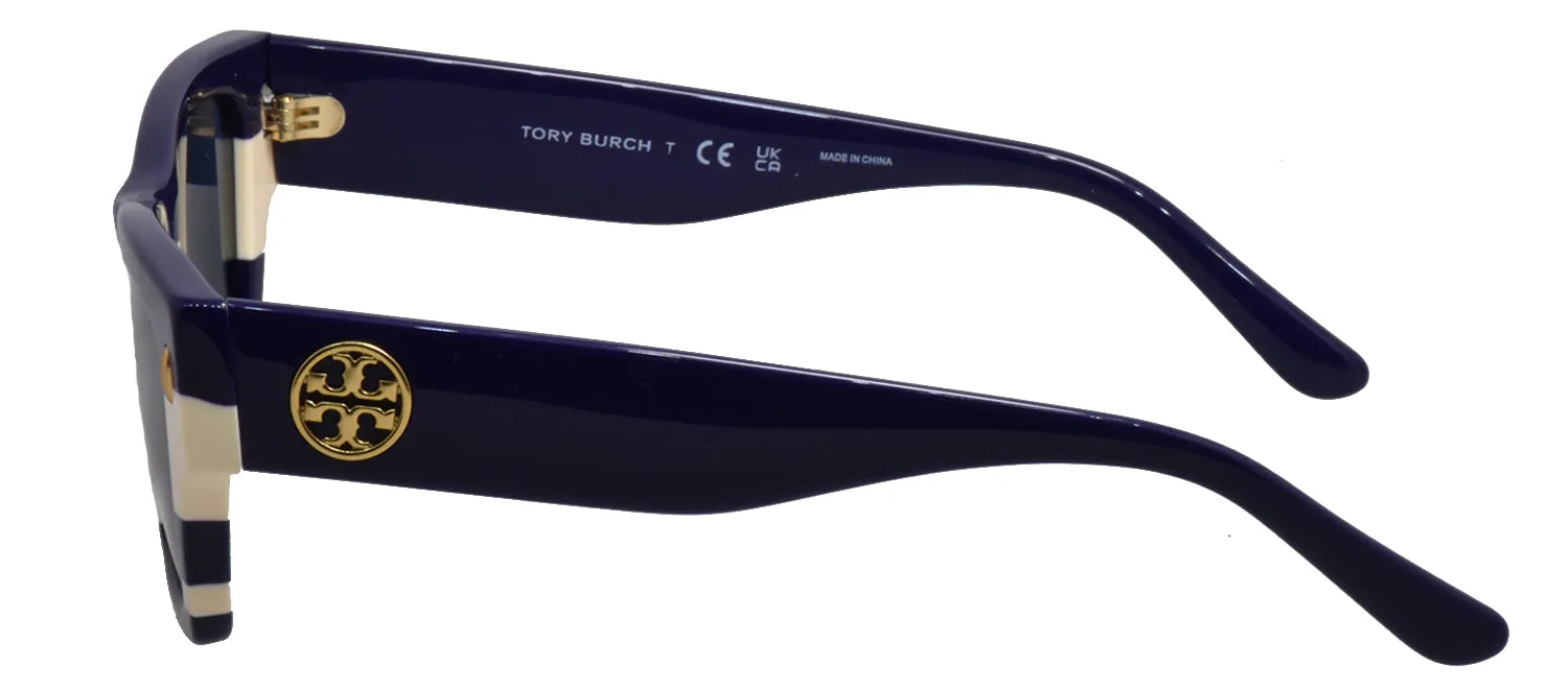 Tory Burch TY 7169U 189580 Rectangle Plastic Blue Sunglasses with Blue Lens sold by Gaffos product image thumbnail 4