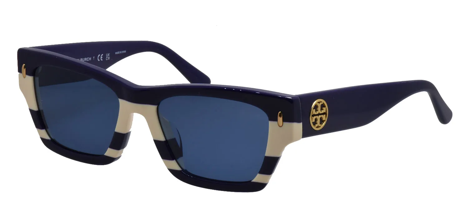 Tory Burch TY 7169U 189580 Rectangle Plastic Blue Sunglasses with Blue Lens sold by Gaffos product image thumbnail 2