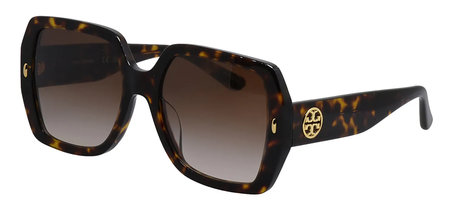 Tory Burch TY 7191U 172813 Square Plastic Tortoise Sunglasses with Brown Gradient Lens sold by Gaffos product image thumbnail 2