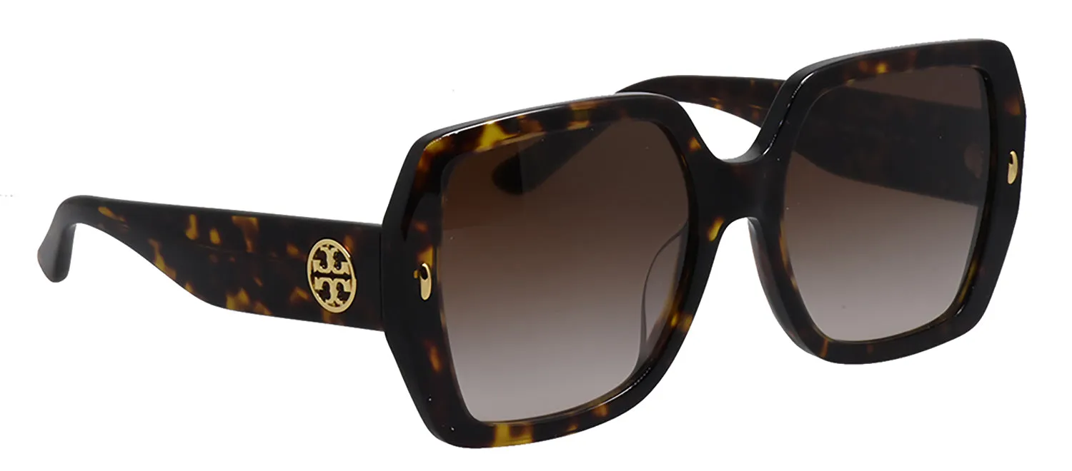 Tory Burch TY 7191U 172813 Square Plastic Tortoise Sunglasses with Brown Gradient Lens sold by Gaffos product image thumbnail 3