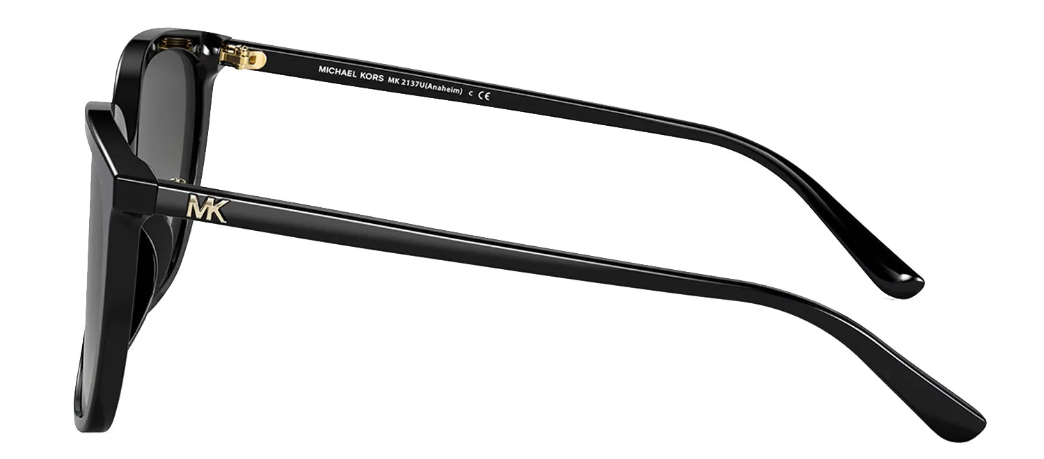 Michael Kors MK 2137U 30058G Square Plastic Black Sunglasses with Grey Gradient Lens sold by Gaffos product image thumbnail 3