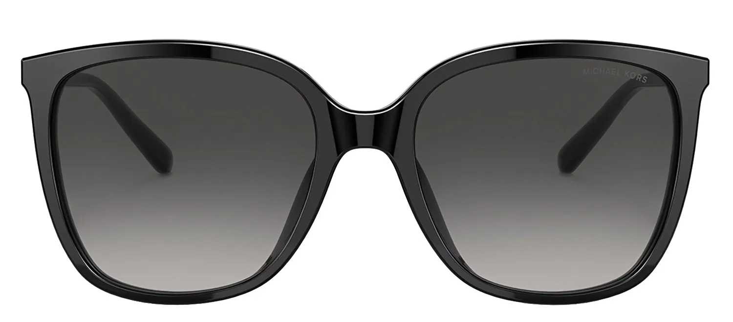 Michael Kors MK 2137U 30058G Square Plastic Black Sunglasses with Grey Gradient Lens sold by Gaffos