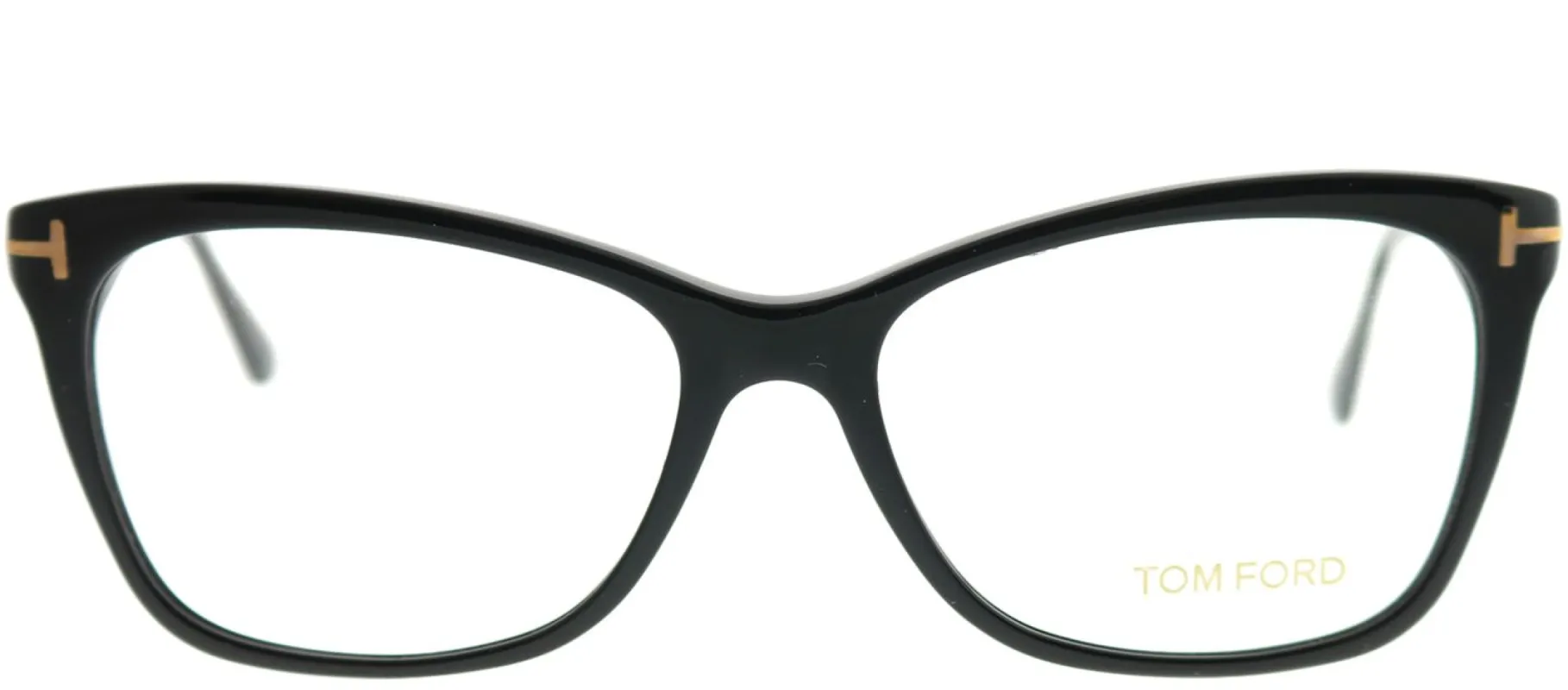 Tom Ford FT 5353 001 Rectangle Plastic Black Eyeglasses with Demo Lens sold by Gaffos