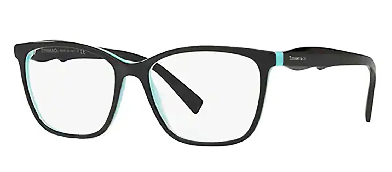 Tiffany & Co. TF 2175 8055 Square Plastic Black Eyeglasses with Logo Stamped Demo Lenses sold by Gaffos product image thumbnail 2