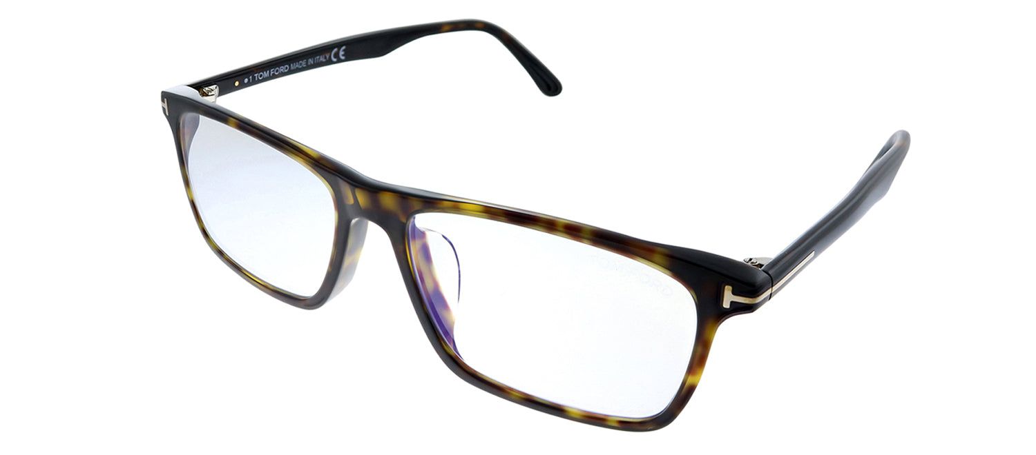 Tom Ford FT 5681-FB 052 Havana Rectangle Plastic Eyeglasses with Demo Lens sold by Gaffos product image thumbnail 2