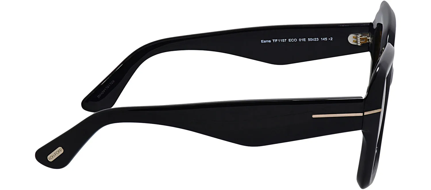 Tom Ford FT 1157 01E Square Plastic Shiny Black Sunglasses with Brown Lens sold by Gaffos product image thumbnail 3