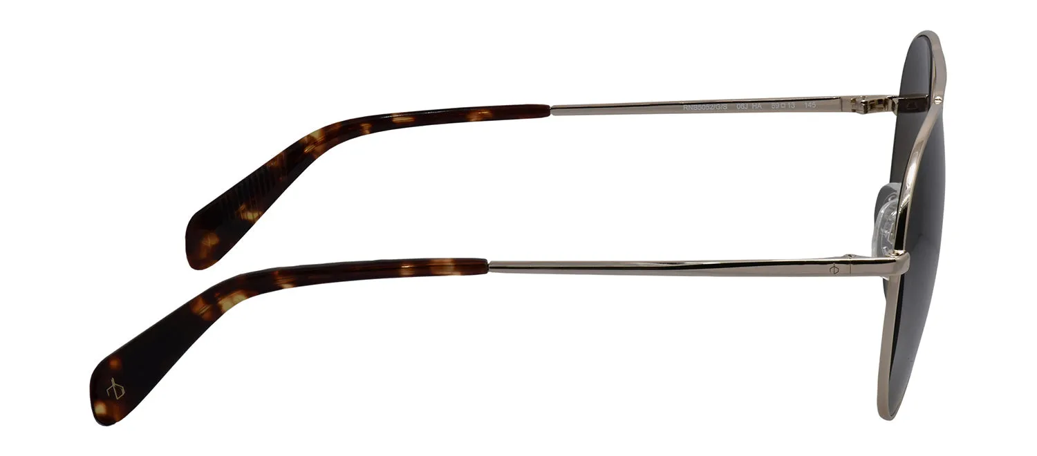 Rag & Bone RNB 5052/G/S 06J Aviator Stainless Steel Gold Havana Sunglasses with Brown Gradient Lens sold by Gaffos product image thumbnail 3