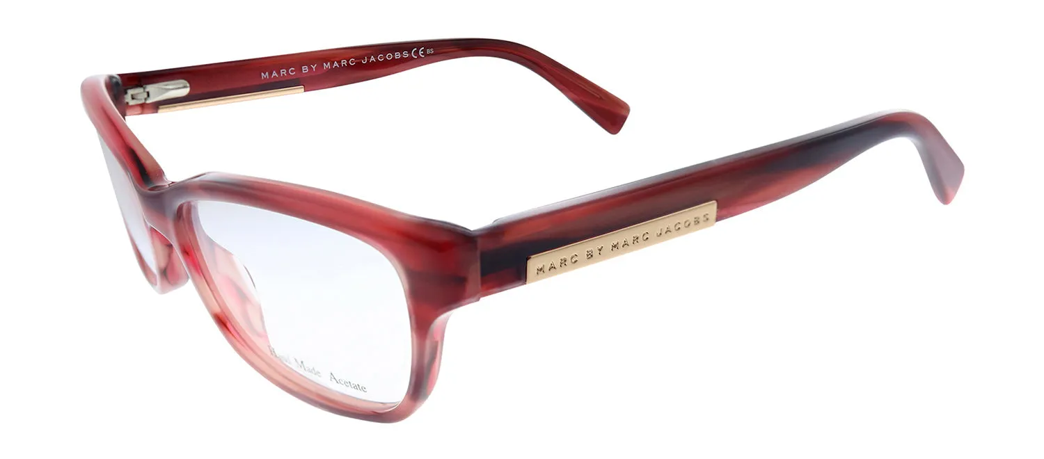 Marc by Marc Jacobs MMJ 617 KVN Round Plastic Red Eyeglasses with Logo Stamped Demo Lenses sold by Gaffos product image thumbnail 2