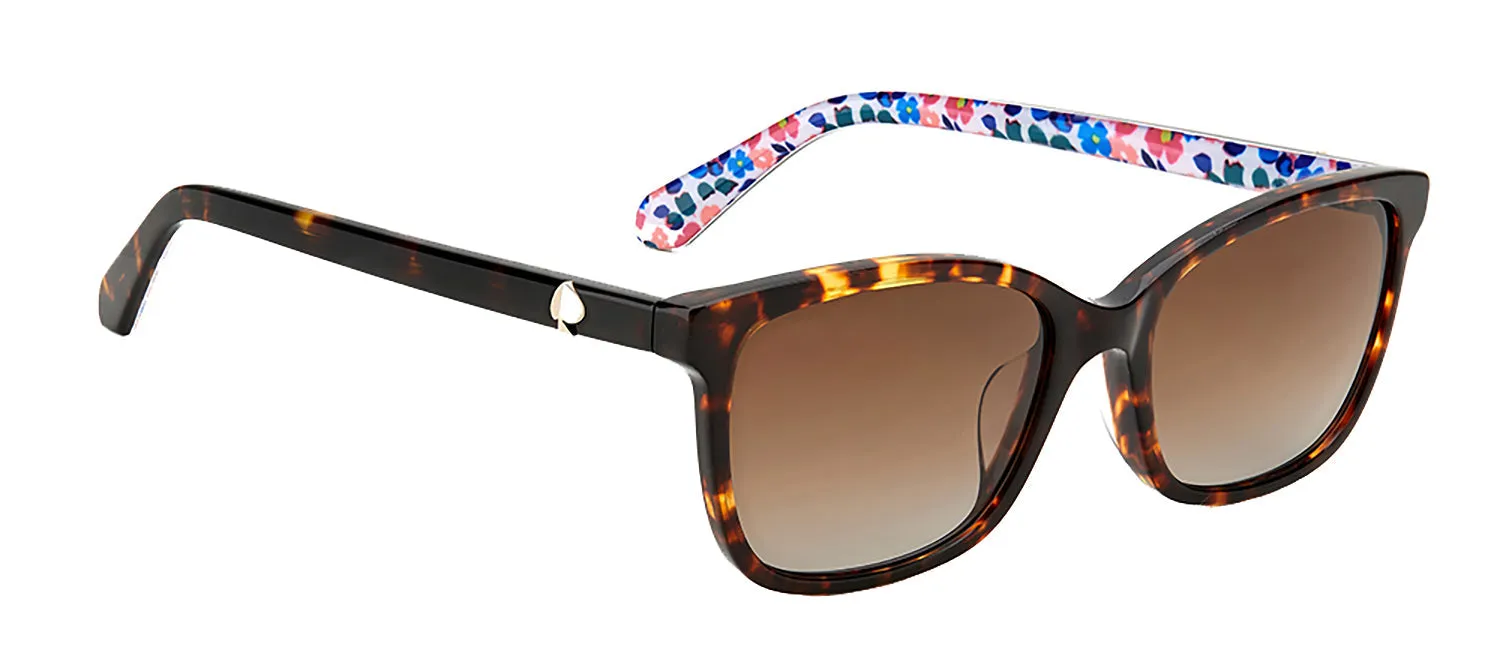 Kate Spade KS Tabitha/S 086 Square Plastic Havana Sunglasses with Brown Polarized Lens sold by Gaffos product image thumbnail 3