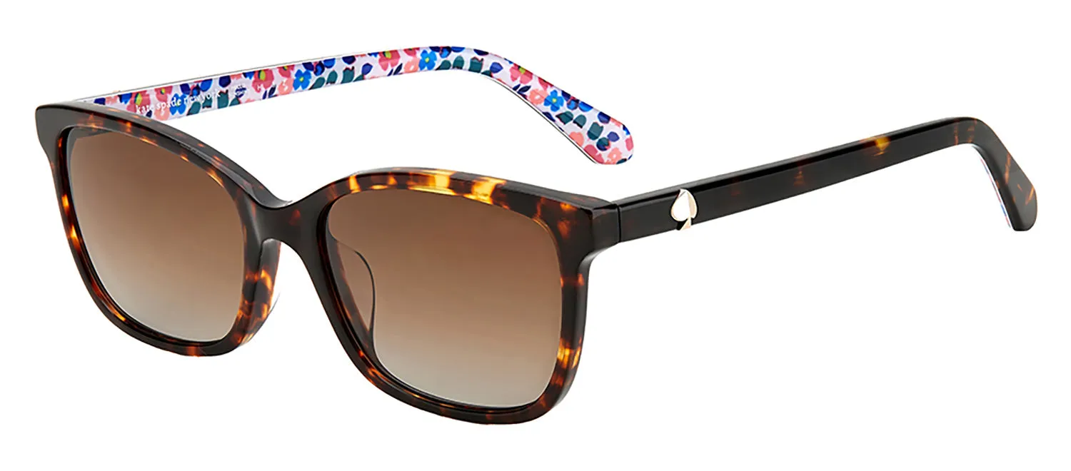 Kate Spade KS Tabitha/S 086 Square Plastic Havana Sunglasses with Brown Polarized Lens sold by Gaffos product image thumbnail 2