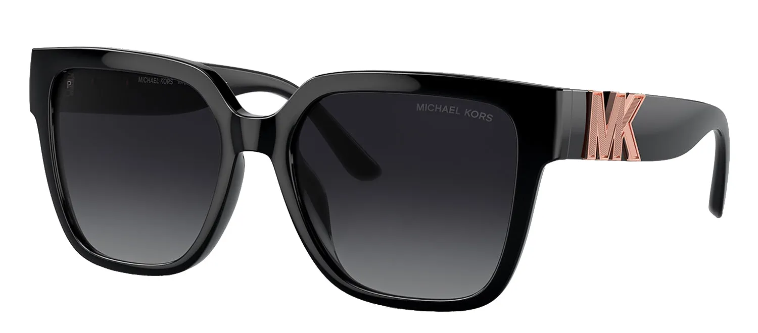 Michael Kors KARLIE MK 2170U 3005T3 Square Plastic Black Sunglasses with Grey Polarized Lens sold by Gaffos product image thumbnail 2