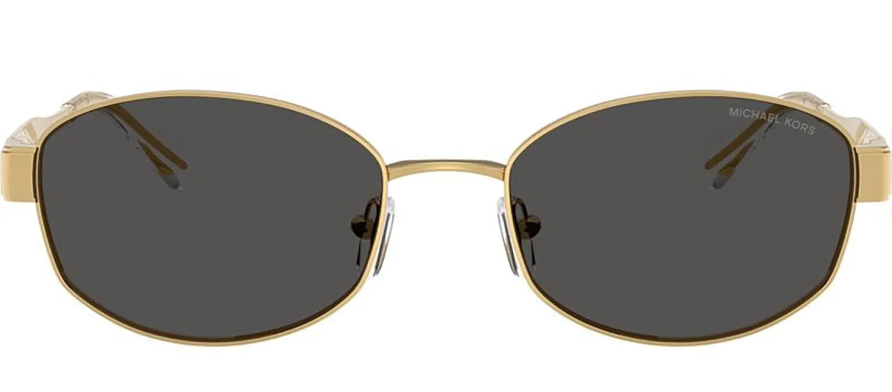 Michael Kors MONTE CARLO MK 1161 189687 Oval Metal Gold Sunglasses with Grey Lens sold by Gaffos