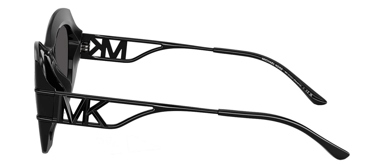 Michael Kors NAVARRA MK 2235U 355573 Irregular Plastic Brown Sunglasses with Brown Lens sold by Gaffos product image thumbnail 3