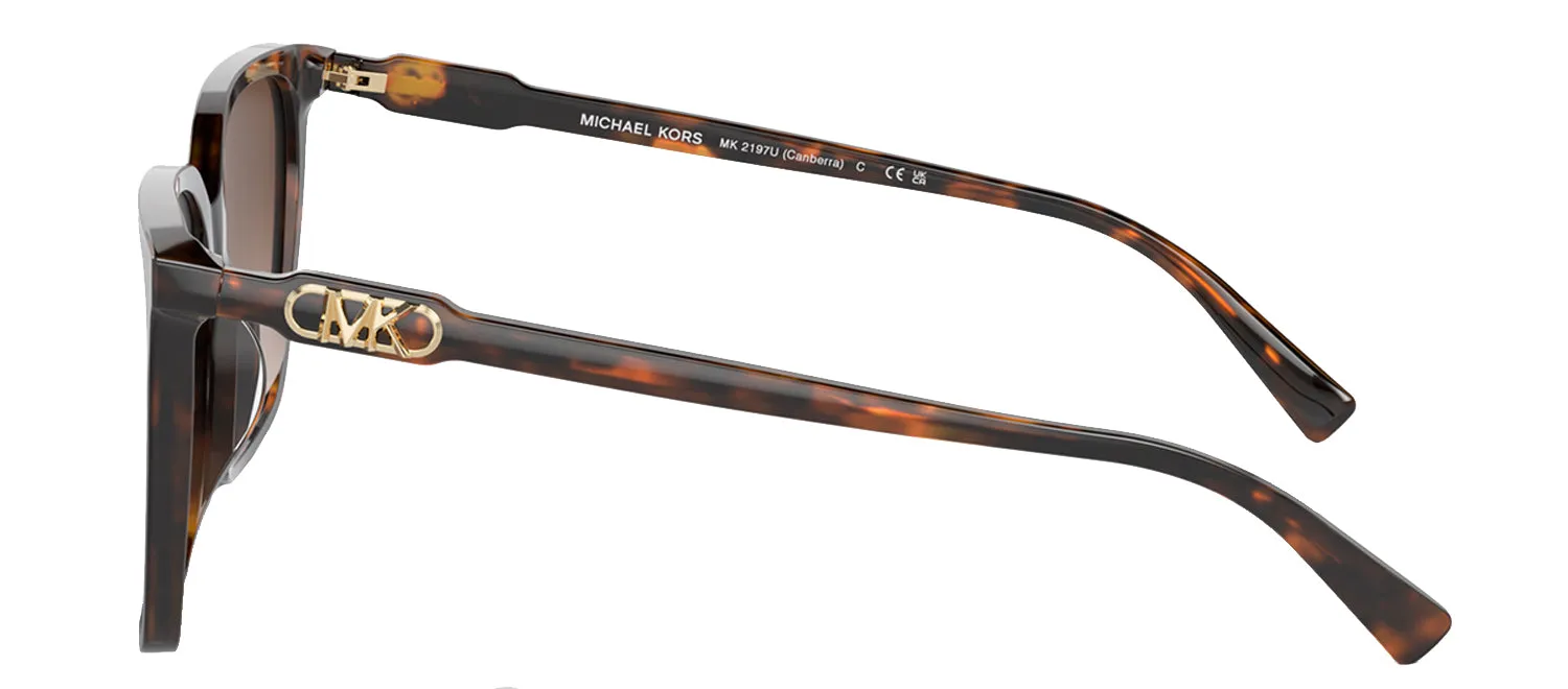 Michael Kors ACADIA MK 2199 395173 Rectangle Plastic Tortoise Sunglasses with Brown Lens sold by Gaffos product image thumbnail 3