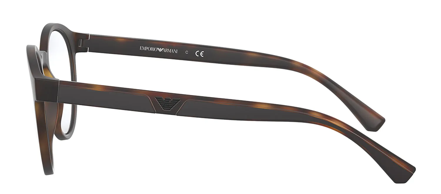 Emporio Armani EA 4152 58021W Phantos Plastic Havana Sunglasses with Clear Lens sold by Gaffos product image thumbnail 3