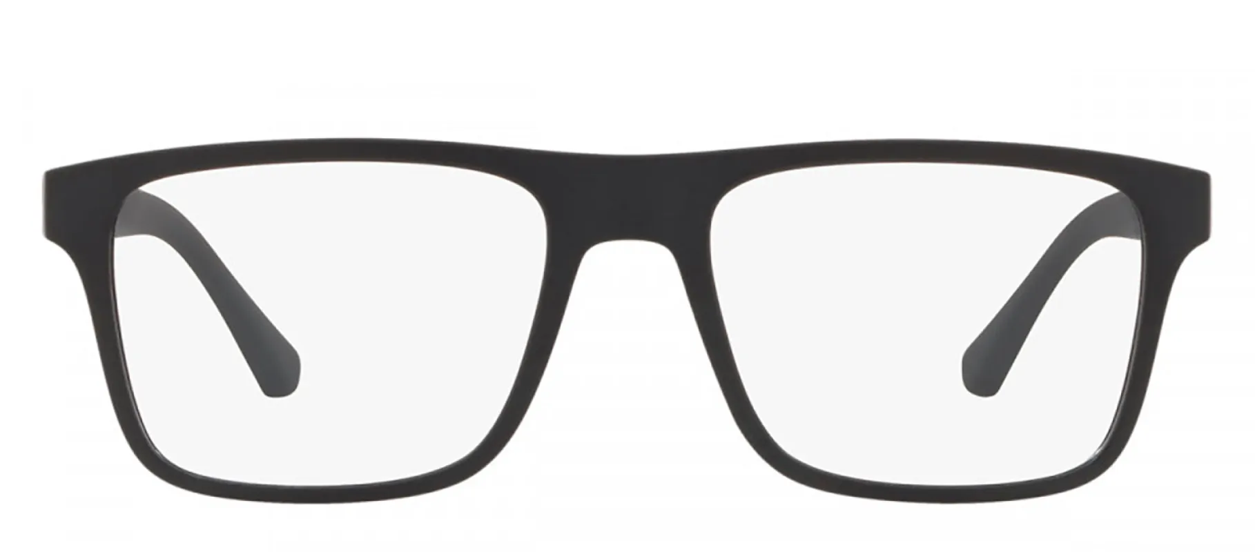 Emporio Armani EA 4115F 58011W Rectangle Plastic Black Sunglasses with Clear Lens sold by Gaffos